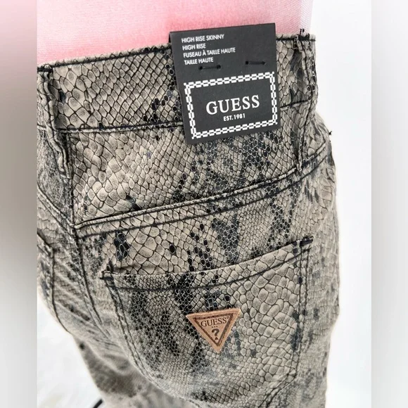 NWT Guess High Rise Skinny Pants - Picture 8 of 10